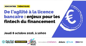 Voici le programme de la 6e édition des French FinTech Weeks Voici le programme de la 6e édition des French FinTech Weeks