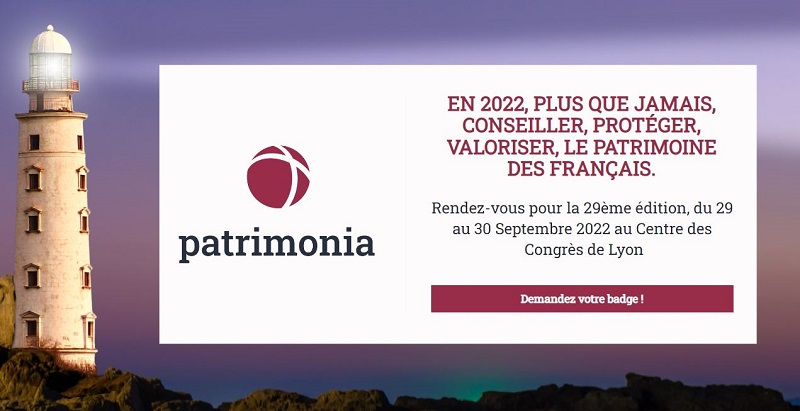 Patrimonia, le rendez-vous phare des CGP les 29 et 30 septembre Patrimonia, le rendez-vous phare des CGP les 29 et 30 septembre