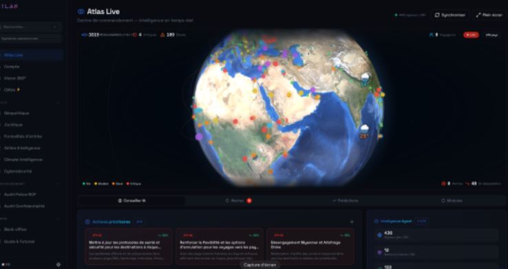 AtlasProtect.io lance la première plateforme d'intelligence géopolitique