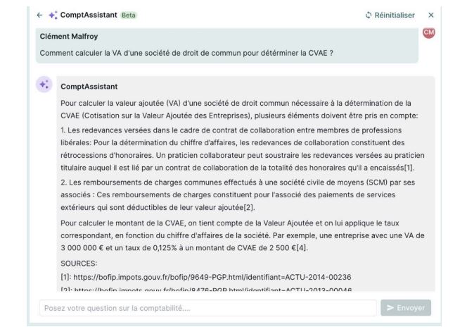 Exemple d’utilisation de ComptAssistant