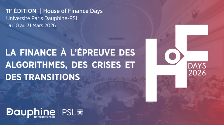 La finance à l'épreuve des algorithmes, des crises et des transitions