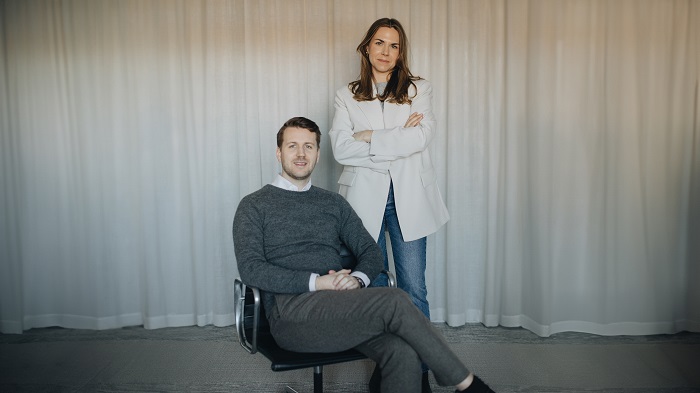 Martin J. Gylfe, CEO et co-fondateur & Lotta Rauséus, COO et co-fondatrice d’Insurely