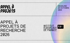Appel à projets de recherche 2026  - Institut Europlace de Finance