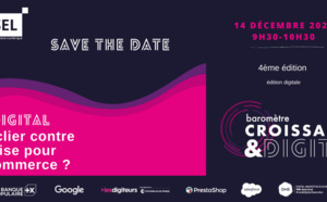 Dernier jour pour s'inscrire - 14/12  Conférence Baromètre Croissance &amp; Digital